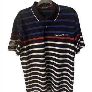 RLX Ralph Lauren Polo Golf 2016 RYDER Cup Official Men USA Red White Blue Large